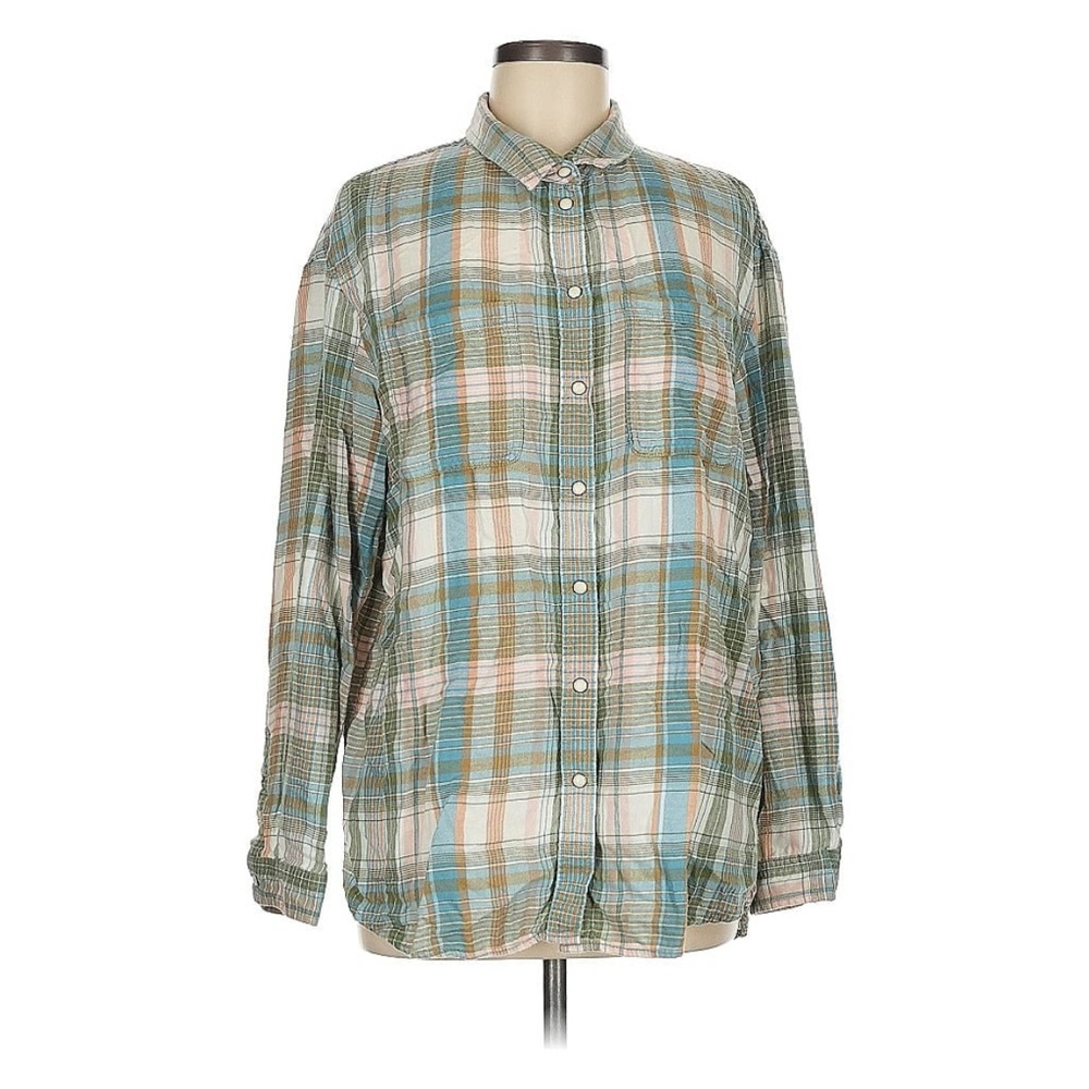 American Eagle Outfitters Women’s Long Sleeve Flannel Shirt